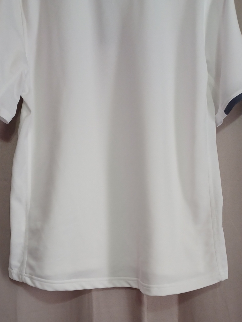 Adidas Men’s White Climalite Half-Zip Short Sleeve Polo Shirt - Picture 12 of 15